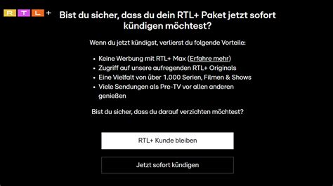 rtl plus kündigen abo